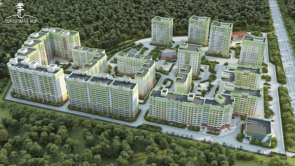 3 к., Квартира в новостройке, Мкр. «Сосновый бор», ул.Чернышевского, д.2,  кв.2, пд.1, этаж: 1/16, 39.33 м², 1 356 885 р., (34 500 р./м²)